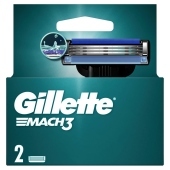 Gillette Mach3 Ostrza wymienne do maszynki do golenia dla mężczyzn, 2 ostrza wymienne