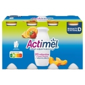 Actimel Napój jogurtowy o smaku wieloowocowym 800 g (8 x 100 g)
