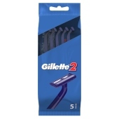 Gillette2 Jednorazowa maszynka do golenia dla mężczyzn, 5 sztuk 