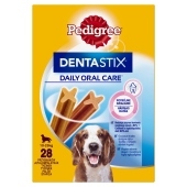 Pedigree DentaStix 10-25 kg Karma uzupełniająca dla psów 720 g (4 x 180 g)