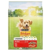 Friskies 5 Promises Active Karma dla dorosłych psów z wołowiną 3 kg