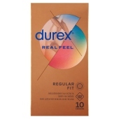 Durex Real Feel Wyrób medyczny prezerwatywy nielateksowe 10 sztuk