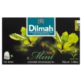 Dilmah Cejlońska czarna herbata z aromatem mięty 30 g (20 torebek)