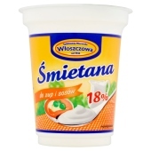 Włoszczowa Śmietana do zup i sosów 18% 330 g