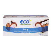 Rolada lodowa o smaku waniliowo - truskawkowo - czekoladowym z polewą kakaową 1 L
