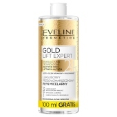 Eveline cosmetics Gold Lift Expert  Luksusowy przeciwzmarszczkowy płyn micelarny 3w1