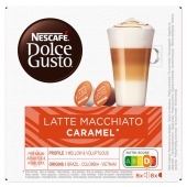 Nescafé Dolce Gusto Latte Macchiato Caramel Palona kawa mielona 145,6 g (8 x 13,2 g i 8 x 5 g)