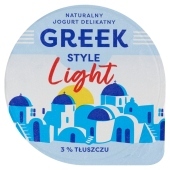 Greek Style Light Naturalny jogurt delikatny 180 g