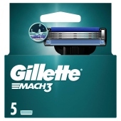 Gillette Mach3 Ostrza wymienne do maszynki do golenia dla mężczyzn, 5 ostrza wymienne