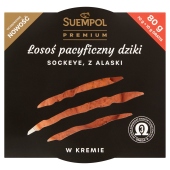 Suempol Premium Łosoś pacyficzny dziki Sockeye z Alaski w kremie 80 g
