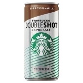 STARBUCKS Doubleshot Espresso Mleczny napój kawowy 200 ml