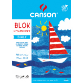 Blok rysunkowy Biały A3 20kartek Canson