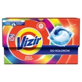 Vizir Platinum PODS Do kolorowych ubrań Kapsułki do prania, 24 prań