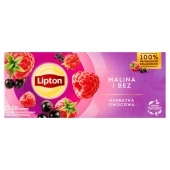 Lipton Herbatka owocowa malina i bez 32 g (20 torebek)