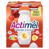 Actimel Napój jogurtowy o smaku czereśnia-acerola 400 g (4 x 100 g)