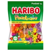 Haribo Phantasia Żelko-pianki o smaku owocowym i o smaku cola 160g