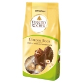 Ferrero Rocher Original Golden Eggs Czekolada mleczna nadziewana 90 g