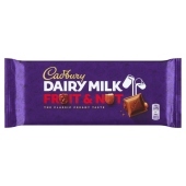 Cadbury Dairy Milk Czekolada mleczna z rodzynkami i migdałami 180 g