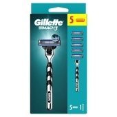 Gillette Mach3 Maszynka do golenia dla mężczyzn, 1 maszynka do golenia Gillette, 2 ostrza wymienne