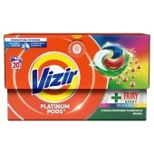 Vizir Platinum PODS Color, + Fairy Effect Kapsułki do prania, 20 prań