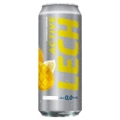 Lech Active Piwo bezalkoholowe o smaku mango i cytryny 500 ml