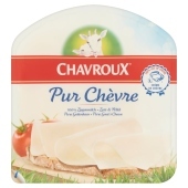 Chavroux Pur Chèvre Ser dojrzewający z mleka koziego w plastrach 120 g