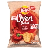 Lay's Oven Baked Pieczone formowane chipsy ziemniaczane o smaku grillowanej papryki 110 g