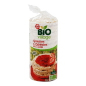 Bio wafle na bazie ryżu, kukurydzy, orkisza i prosa  130g 