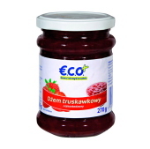 ECO+ Dżem truskawkowy niskosłodzony 270 g