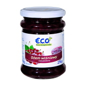 ECO+ Dżem wiśniowy niskosłodzony 270 g