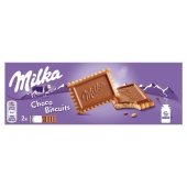 Milka Choco Biscuit Herbatniki z czekoladą mleczną z mleka alpejskiego 150 g