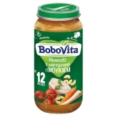BoboVita Kluseczki z warzywami i indykiem 1-3 lata 250 g