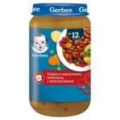 Gerber Gulasz z warzywami wołowiną i ziemniaczkami dla dzieci po 12. miesiącu 250 g