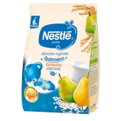 Nestlé Kaszka dobranoc mleczno-ryżowa gruszka dla niemowląt po 6. miesiącu 230 g