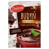 Delecta Premium Budyń smak czekoladowy z belgijską czekoladą 47 g
