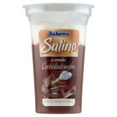 Bakoma Satino Deser o smaku czekoladowym z bitą śmietanką 165 g