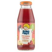 Bobo Frut Sok 100% jabłko winogrona aronia malina po 6. miesiącu 300 ml