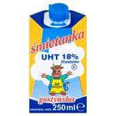 SM Gostyń Śmietanka gostyńska 18 % tłuszczu 250 ml