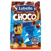 Lubella Mlekołaki Choco muszelki Zbożowe muszelki o smaku czekoladowym 500 g