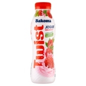 Bakoma Twist Jogurt malinowy 380 g