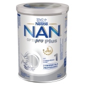 Nestlé Nan Optipro Plus 1 Mleko początkowe w proszku dla niemowląt od urodzenia 400 g