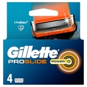 Gillette Fusion5 ProGlide Power Ostrza Wymienne do Maszynki dla Mężczyzn, 4 Sztuki