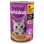 Whiskas Mokra karma dla dorosłych kotów z kurczakiem w sosie 400 g