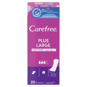 Carefree Plus Large Wkładki higieniczne delikatny zapach 20 sztuk