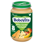 BoboVita Jabłka i banany z biszkoptem po 8 miesiącu 190 g
