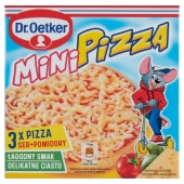 Dr. Oetker Mini pizza ser + pomidory 255 g (3 sztuki)