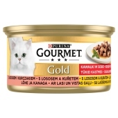 Gourmet Gold Karma dla kotów łosoś i kurczak w sosie 85 g