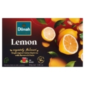 Dilmah Lemon Cejlońska czarna herbata 30 g (20 x 1,5 g)
