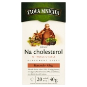 Big-Active Zioła Mnicha Na cholesterol Suplement diety Herbatka ziołowa 40 g (20 torebek)