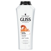 Gliss Total Repair Regenerujący szampon do włosów suchych i zniszczonych 400 ml